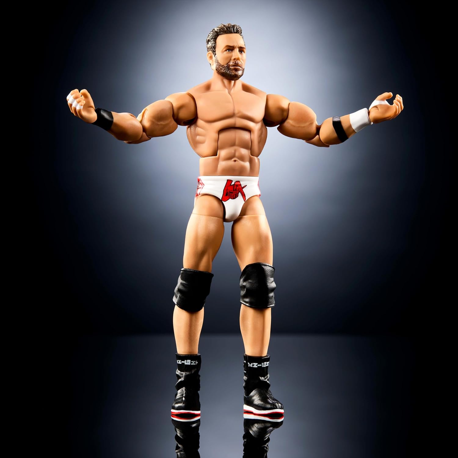 Mattel WWE Elite Action Figure & Accessories, Series #120, 6-inch Collectible LA Knight with 25 Articulation Points & Swappable Hands