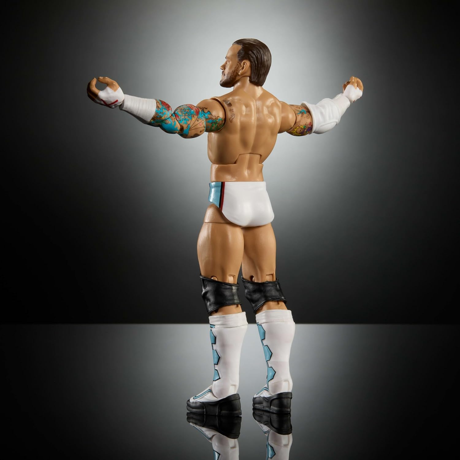 Mattel WWE Elite Action Figure & Accessories, Greatest Hits 2025 Set, 6-inch Collectible CM Punk with 25 Articulation Points & Swappable Hands
