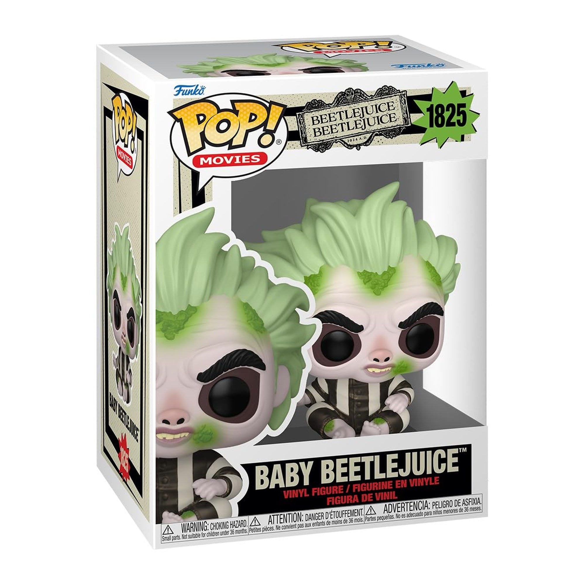 Funko Pop! Movies: Beetlejuice Beetlejuice - Baby Beetlejuice - Beetlejuice 2 - Collectable Vinyl Figure - Gift Idea - Official Merchandise - Toys for Kids & Adults - Horror Fans