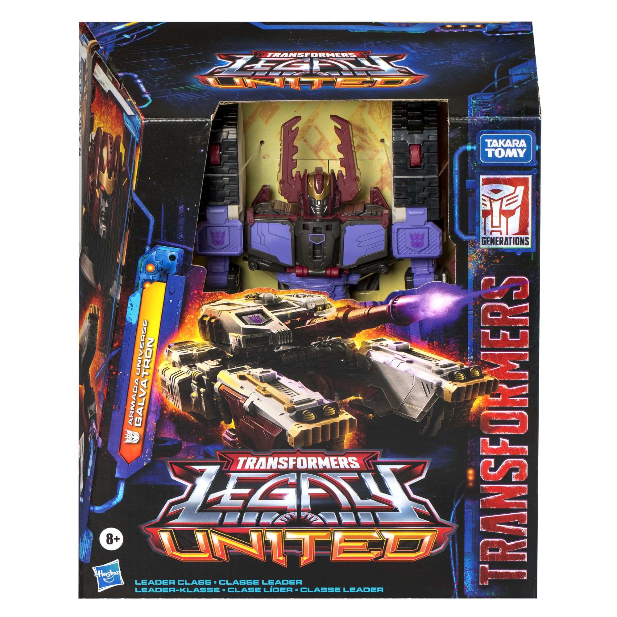 Transformers Toys Legacy Evolution Leader Armada Universe Galvatron Toy, 7-inch, Action Figure for Boys and Girls Ages 8 and Up