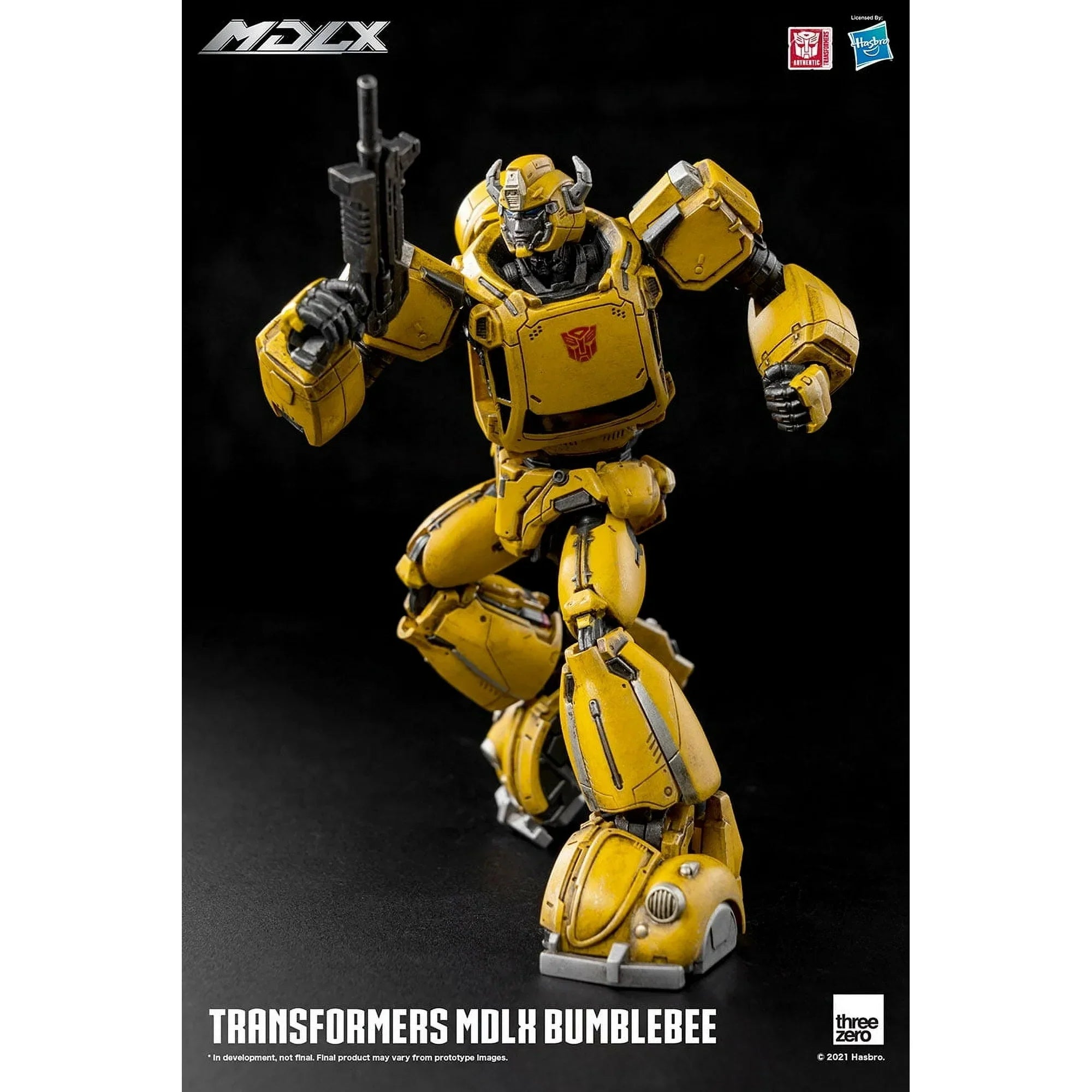 ThreeZero Transformers: MDLX Bumblebee Collectible Figure,Multicolor