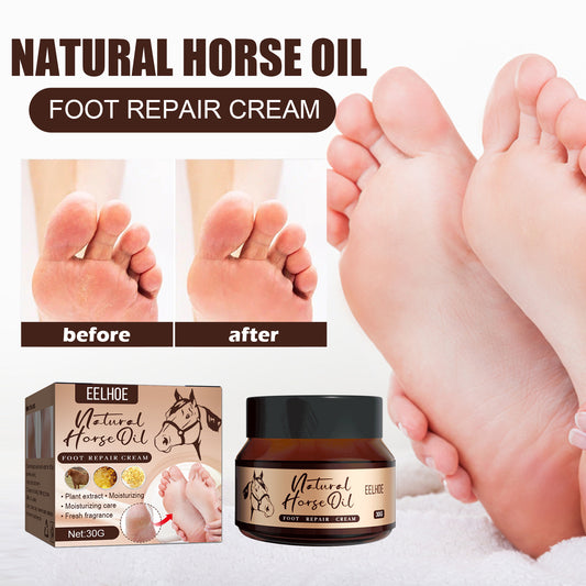 EELHOE Horse Oil Foot Cream Hydrating And Moisturizing Foot Cream Repair Dry, Cracked And Peeling Feet